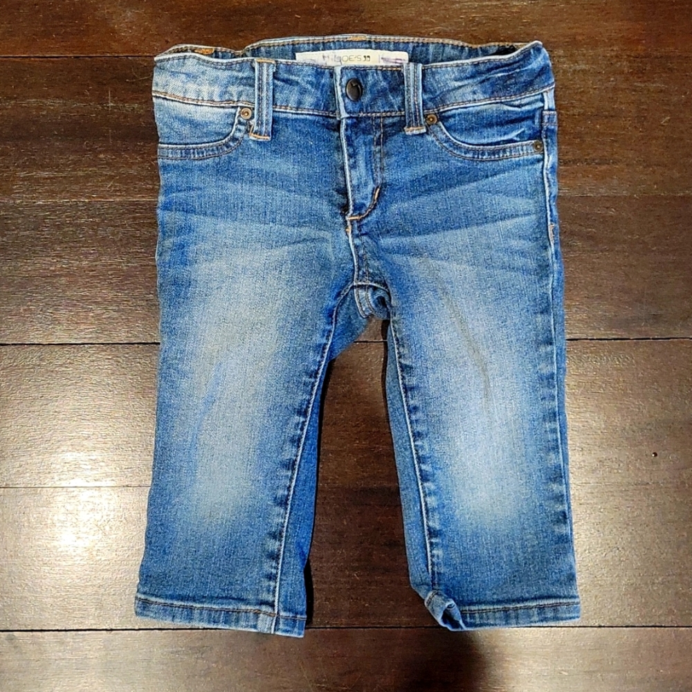 GIRL'S BLUE DENIM JOE'S JEANS PANTS CAPRIS SIZE 5